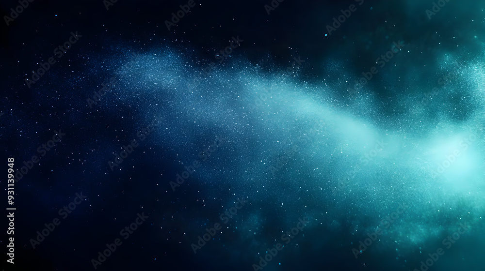 Fototapeta premium A cosmic scene depicting a swirling galaxy with stars.