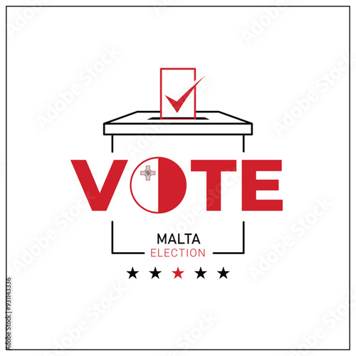 Malta voting, Malta citizen participation in voting, going to vote, voting, hand leaving vote, positive vote, negative vote, hand leaving paper in ballot box, elections, election of ruler.