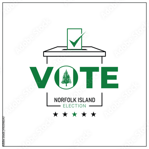 Norfolk Island voting, Norfolk citizen participation in voting, going to vote, voting, hand leaving vote, positive vote, negative vote, hand leaving paper in ballot box, elections, election of ruler.