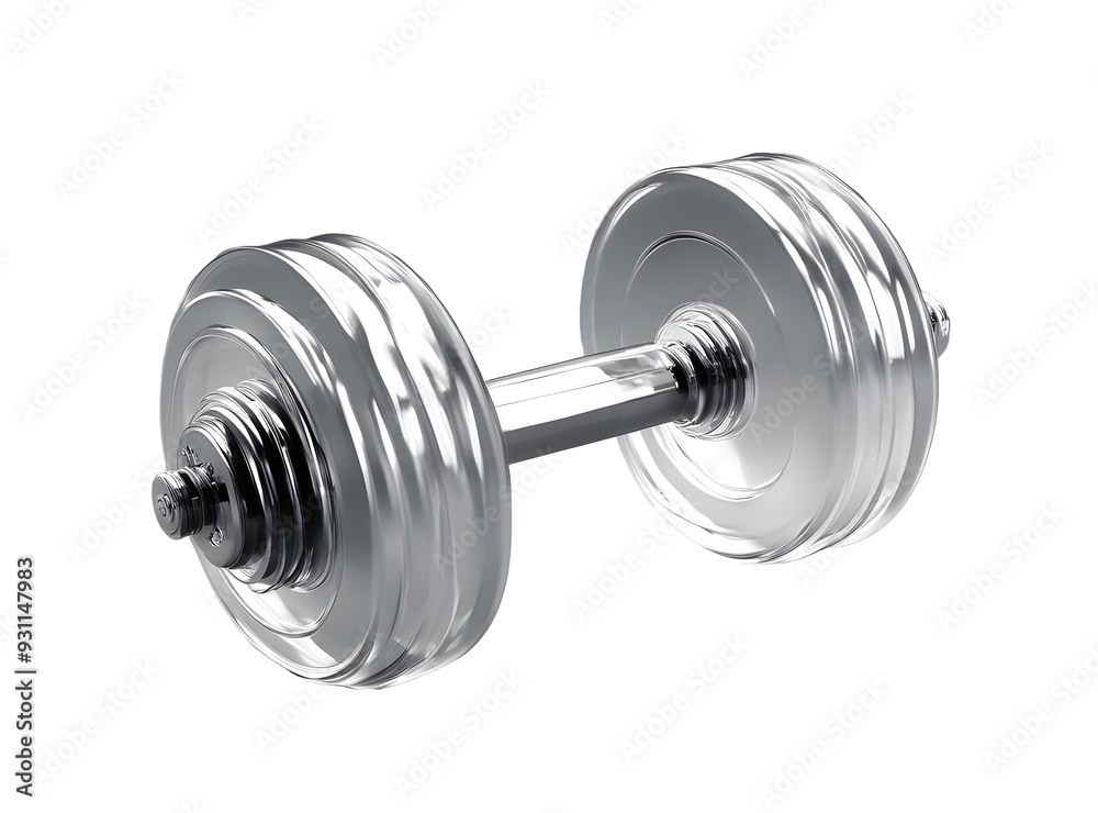 glass texture transparent dumbbell png 3d render glass texture transparent dumbbell png 3d render