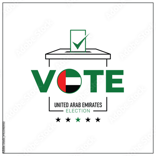 United Arab Emirates voting, UAE citizen participation in voting, going to vote, voting, hand leaving vote, positive vote, negative vote, elections, election of ruler.