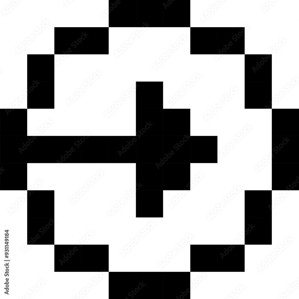 Arrow Sign, Arrow Direction, Pixel Arrow. Vector Icon Arrow Sign, Arrow Direction, Pixel Arrow. Vector Icon