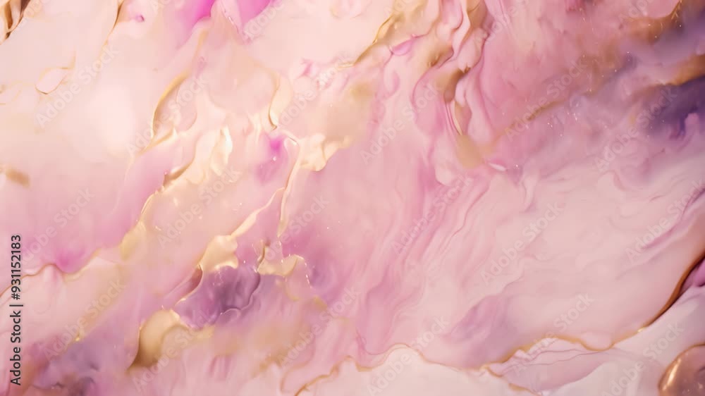 Alcohol ink abstract background. Pink and beige liquid texture, Abstract dusty blush liquid watercolor background with golden cracks and stains Alcohol ink abstract background. Pink and beige liquid texture, Abstract dusty blush liquid watercolor background with golden cracks and stains