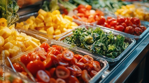 Fresh Vegetables Salad Bar