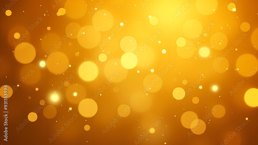 Golden bokeh background with glitter Golden bokeh background with glitter