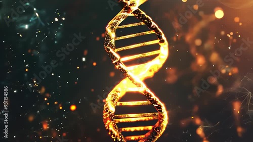 DNA Gene sequencing abstract design. Floating in space background, science, abstract, biology, biotechnology, molecular, health, genetic,  chemistry, medicine, chromosome, structure, helix