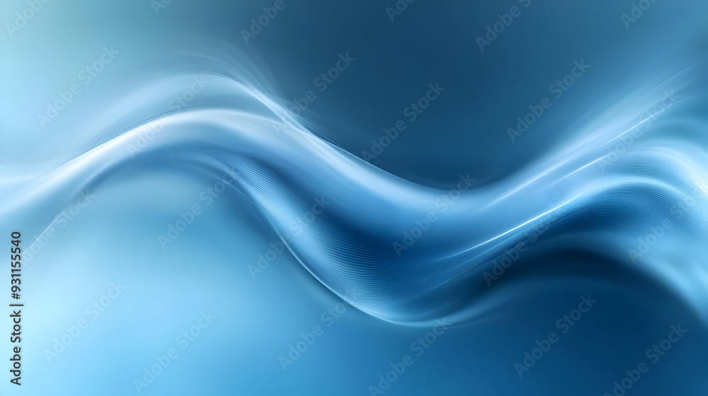 A smooth blue abstract wave design with a calming effect. A smooth blue abstract wave design with a calming effect.