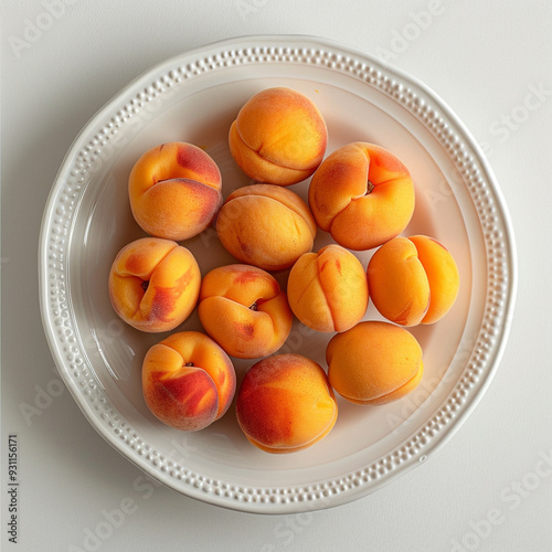 Ripe With Apricots Cluster Their Golden-Orang Smooth