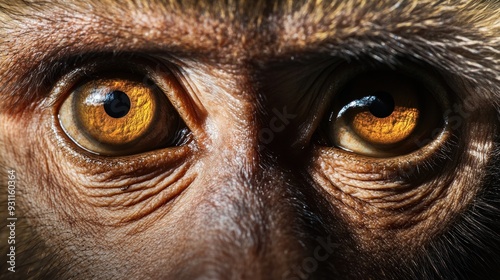 Monkey's Eyes Close-Up