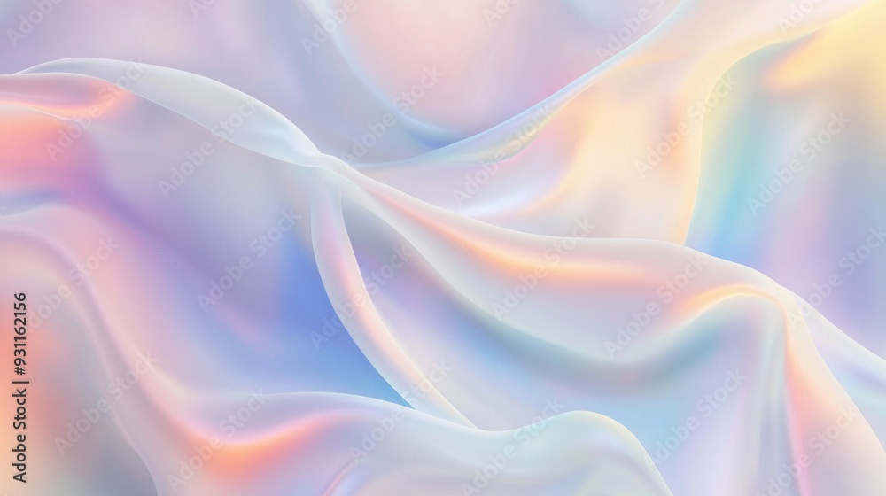 Obraz premium Abstract iridescent fabric background