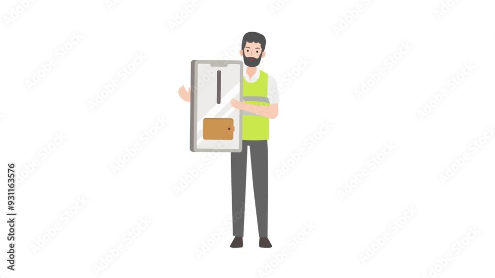 Man doing digital payment