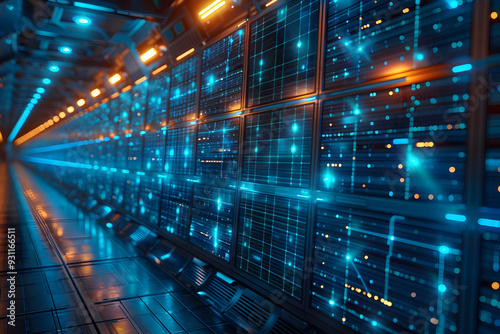 Advanced Powered Monitoring of Renewable Energy Grids in a Sleek High Tech Visualization