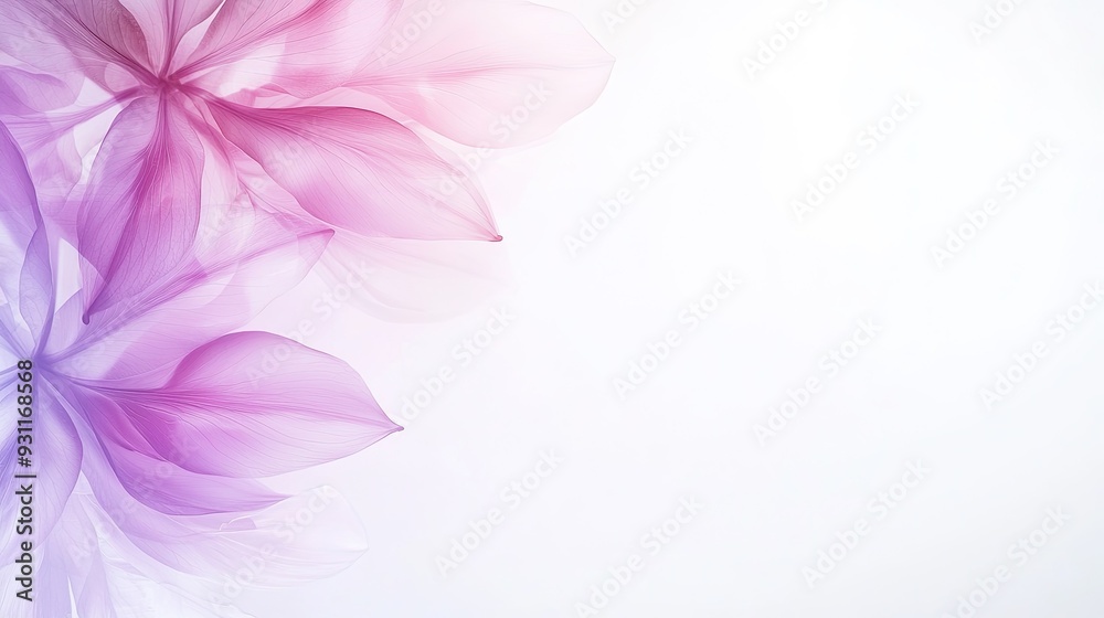 Close-Up View of Delicate Pink Flower Close-Up View of Delicate Pink Flower