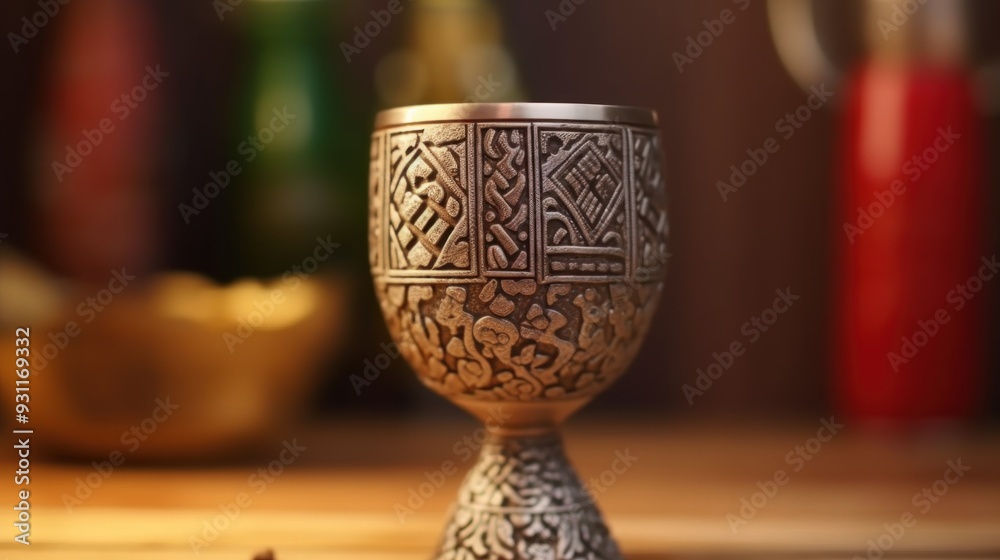 Ornate Silver Goblet Ornate Silver Goblet
