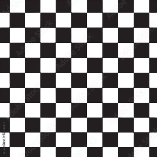black and white checkers vector art 