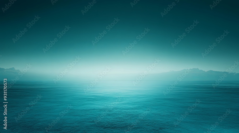 Fototapeta premium Gradient diffuse background illustration with emerald and navy hues showcasing subtle color differences, high-resolution 8k graphic art.