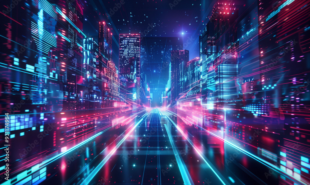 virtual world, digital, network, dimensional mobility, cyberpunk, future city, neon sign, city, night, virtual world, digital, network, dimensional mobility, cyberpunk, future city, neon sign, city, night,