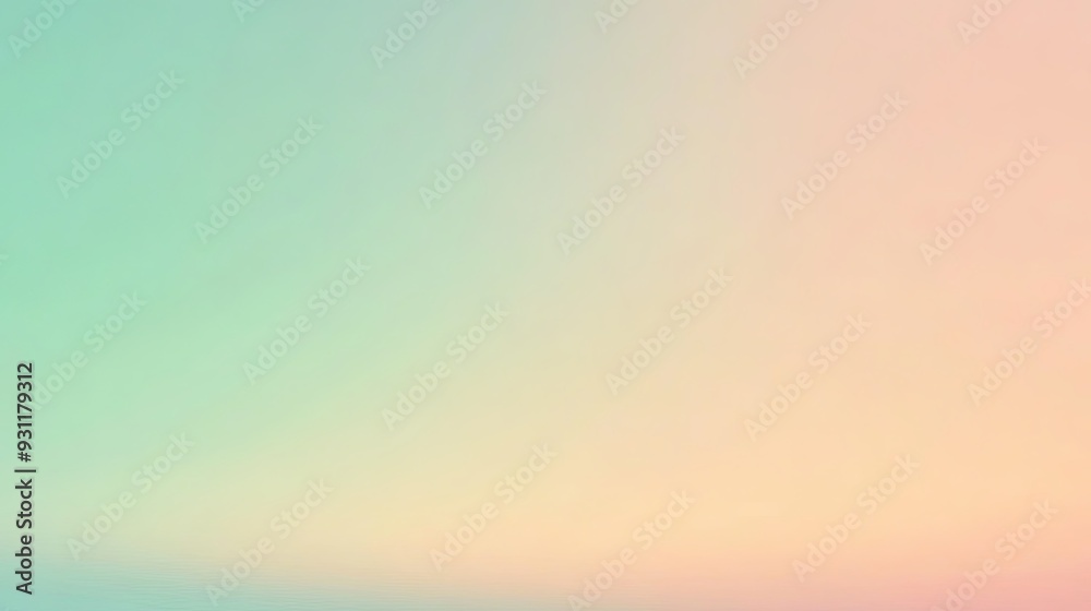 Naklejka premium Gradient diffuse background illustration with peach and teal hues, featuring subtle color differences, high-resolution 8k graphic art.