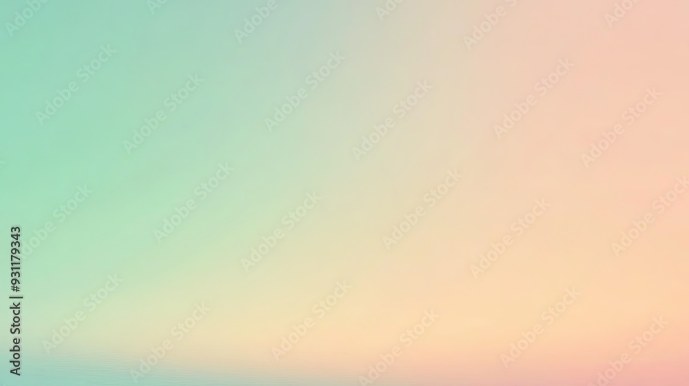 Naklejka premium Gradient diffuse background illustration with peach and teal hues, featuring subtle color differences, high-resolution 8k graphic art.