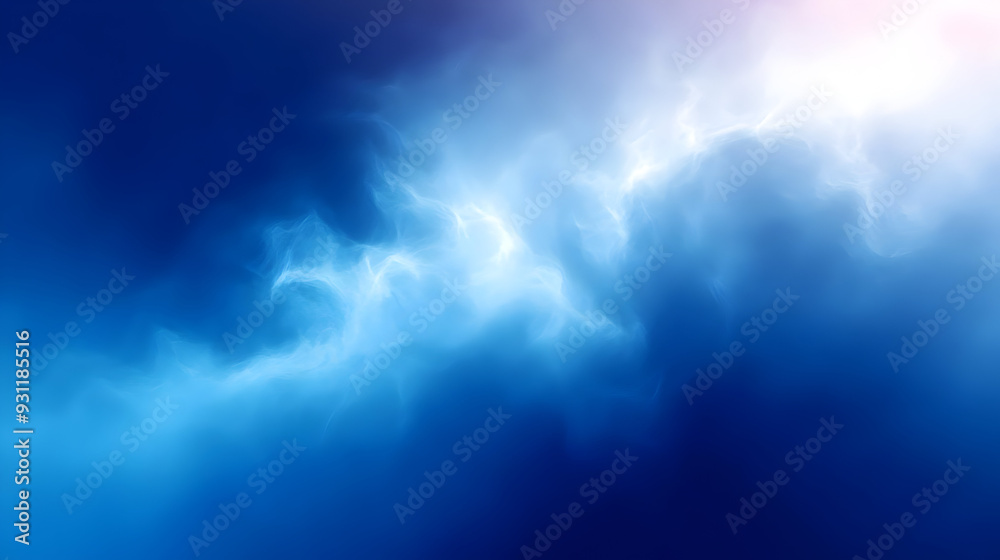 Abstract blue and white cloud-like texture with ethereal quality. Abstract blue and white cloud-like texture with ethereal quality.