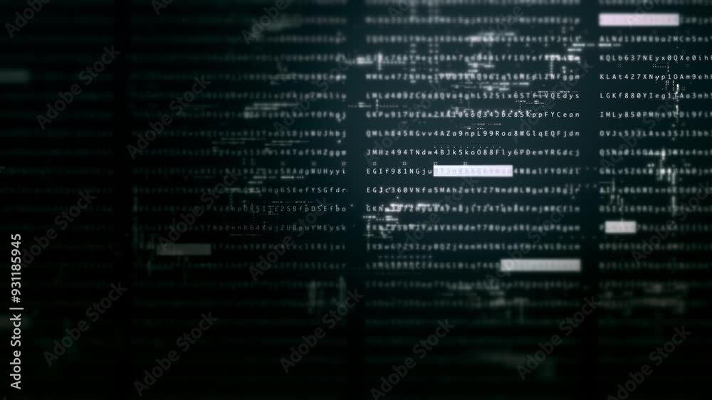 Futuristic screen display matrix, hi-tech digital data telemetry with encrypted numbers, display dynamic background for computer desktop screen display format Futuristic screen display matrix, hi-tech digital data telemetry with encrypted numbers, display dynamic background for computer desktop screen display format