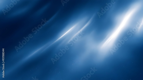 Abstract blue waves creating a serene and calming atmosphere.