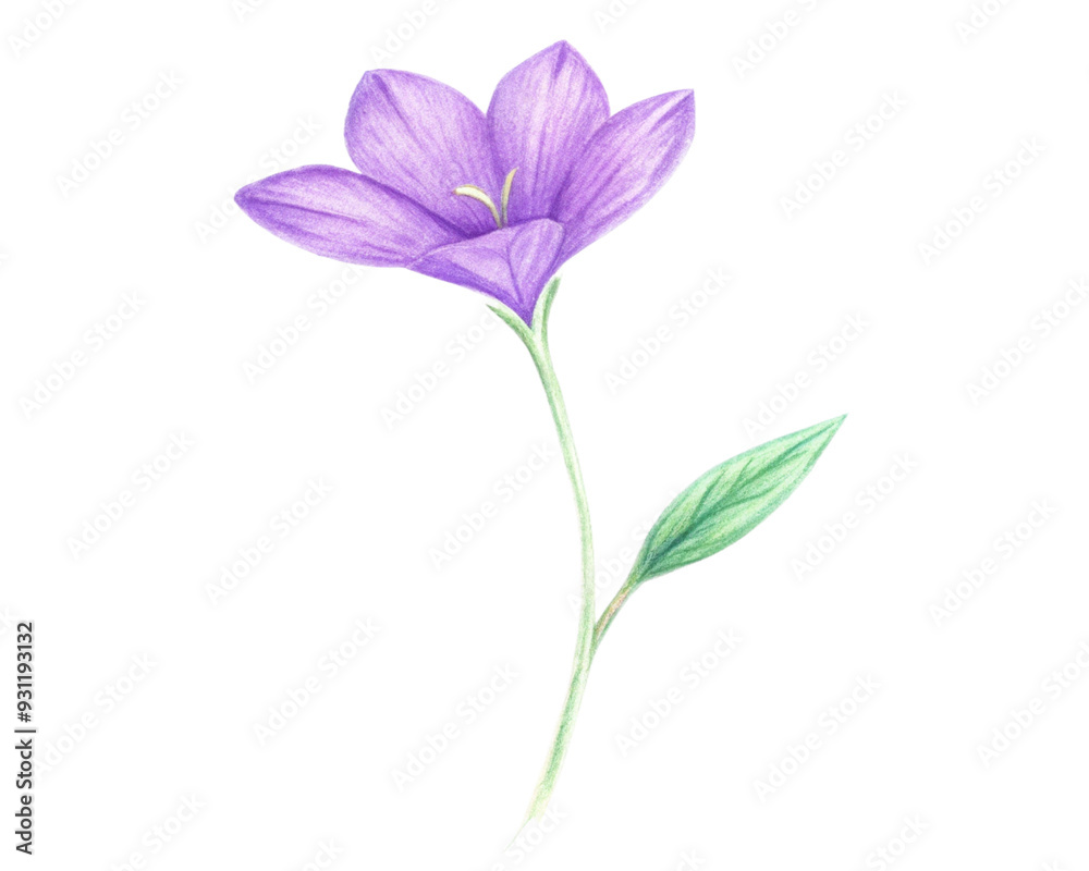 Isolated Purple Flowers PNG for Digital Art and Graphic Design