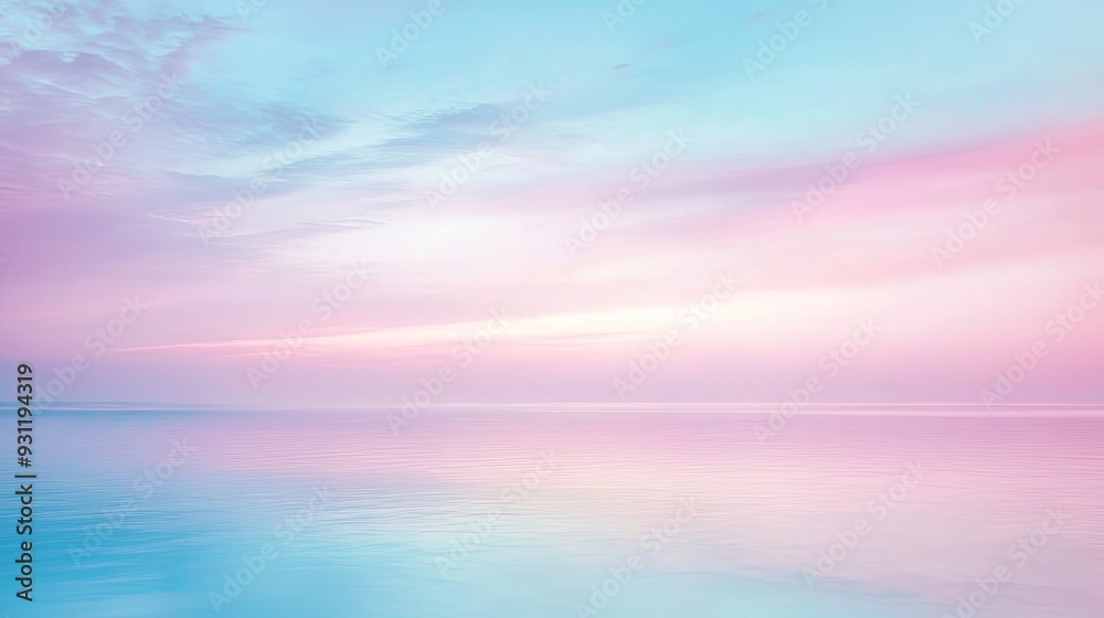 Obraz premium Gradient diffuse background illustration with sky blue and lavender hues, featuring subtle color differences, high-resolution 8k graphic art.