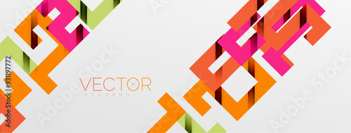 Color bend lines with shadow texture effect. Vector Illustration For Wallpaper, Banner, Background, Card, Book Illustration, landing page