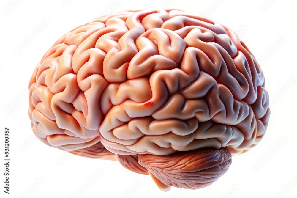 Human Brain Anatomy 3D Model. Human Brain Anatomy 3D Model.