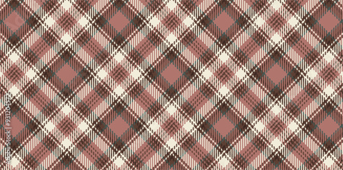 Vector checkered pattern. Tartan, textured seamless twill for flannel shirts, duvet covers, other autumn winter textile mills. Vector Format