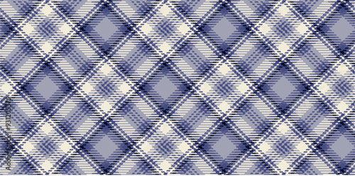 Vector checkered pattern. Tartan, textured seamless twill for flannel shirts, duvet covers, other autumn winter textile mills. Vector Format