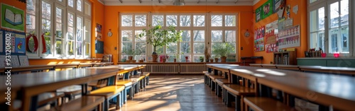 Teacher Shortage in German Schools: Green Classroom Board with the Sign 'Teacher Wanted'