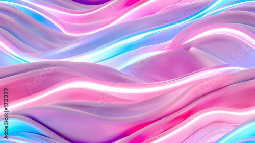 Wallpaper Mural Vibrant 3D abstract background with layered shapes, depth, perspective, and vivid colors, creating dimensional art. Torontodigital.ca