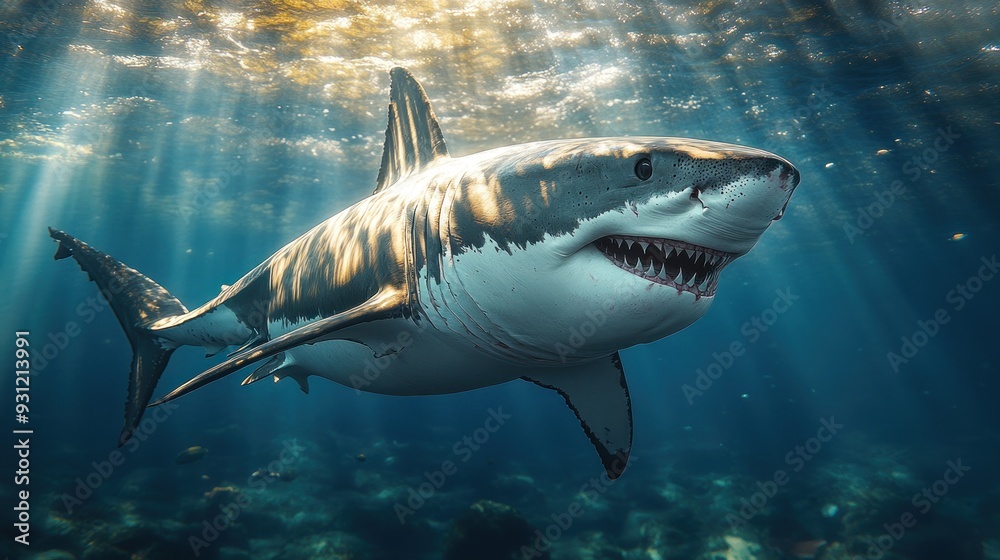 Great White Shark Underwater