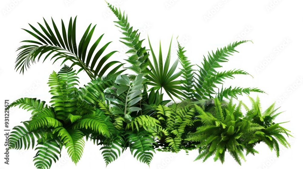 Tropical Foliage Arrangement