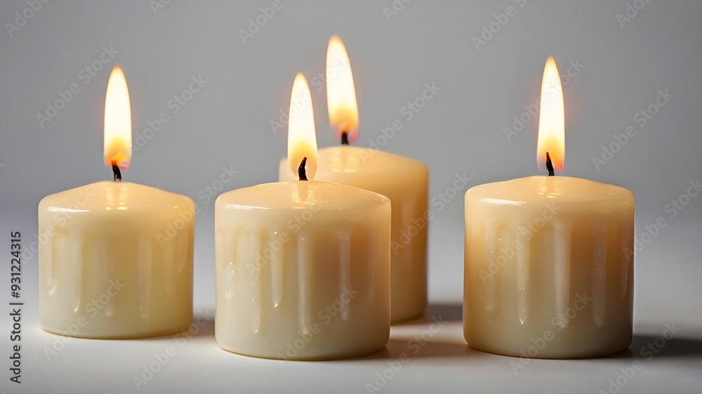 candles candlelight isolated on white background candles candlelight isolated on white background
