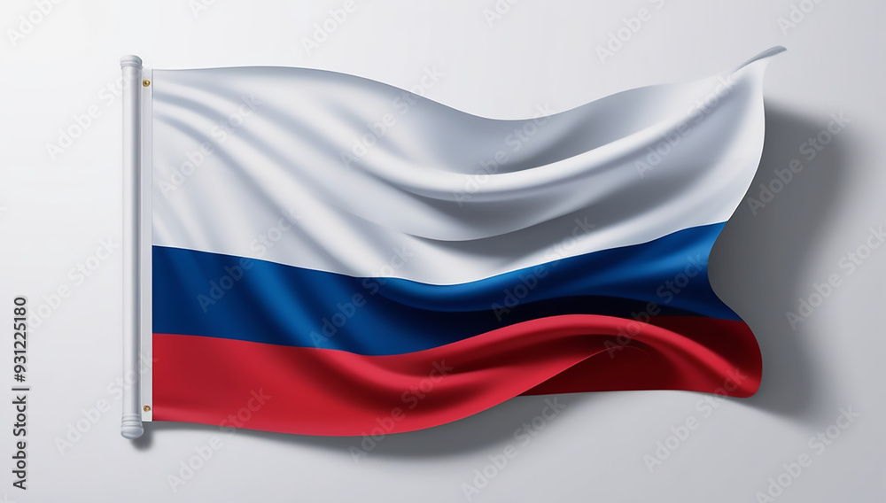 Fototapeta premium RUSSIA NATIONAL FLAG