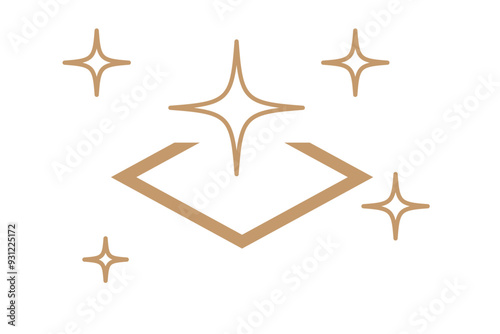 clean surface icon set, easy cleaning, thin line symbol on white background