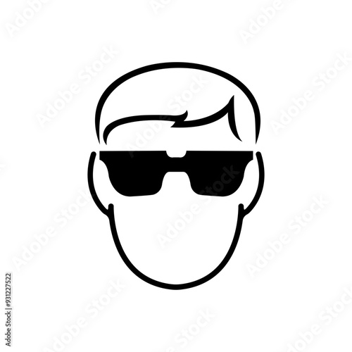 ISO mandatory safety signs_eye protection required symbol only