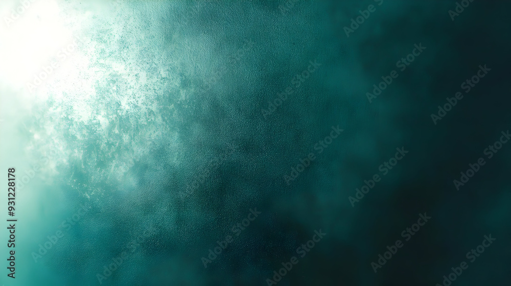 Abstract textured background with a gradient of teal and light.