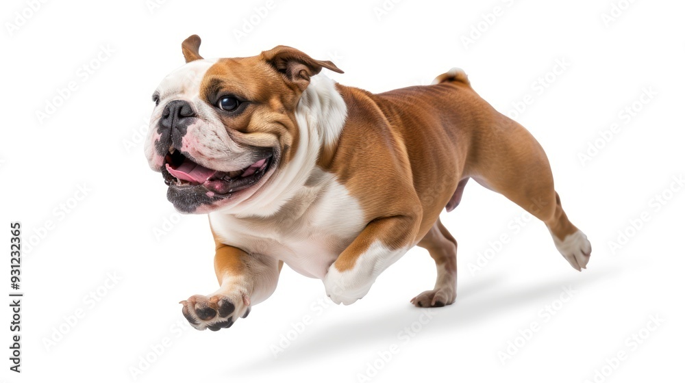 English Bulldog Running