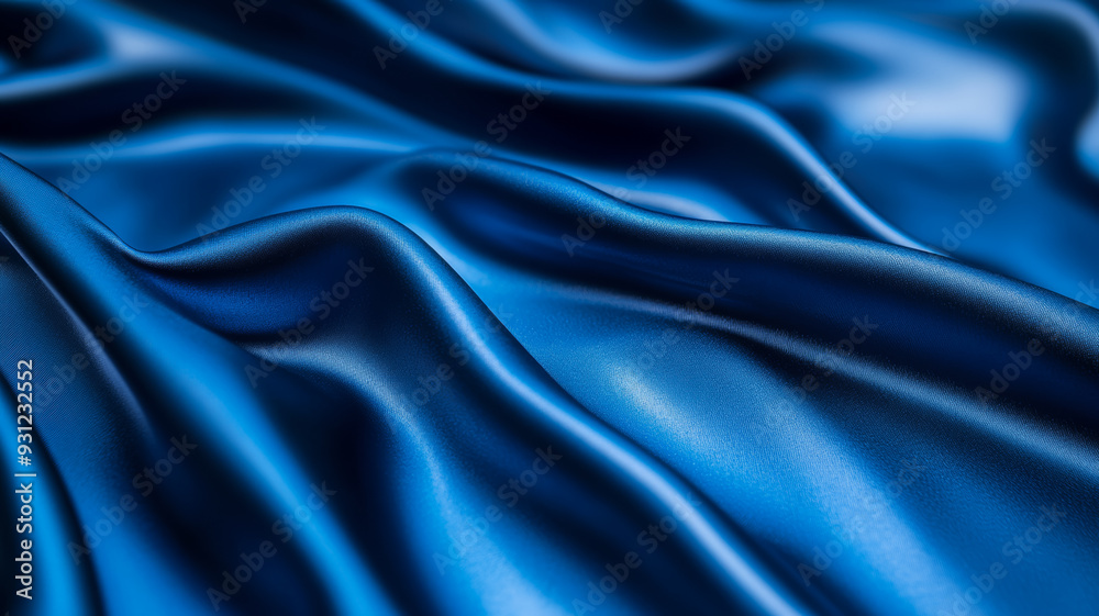 Soft royal blue velvet with flowing folds and a touch of silver luxurious abstract background ideal for New Years Eve themes elegant and festive texture Soft royal blue velvet with flowing folds and a touch of silver luxurious abstract background ideal for New Years Eve themes elegant and festive texture