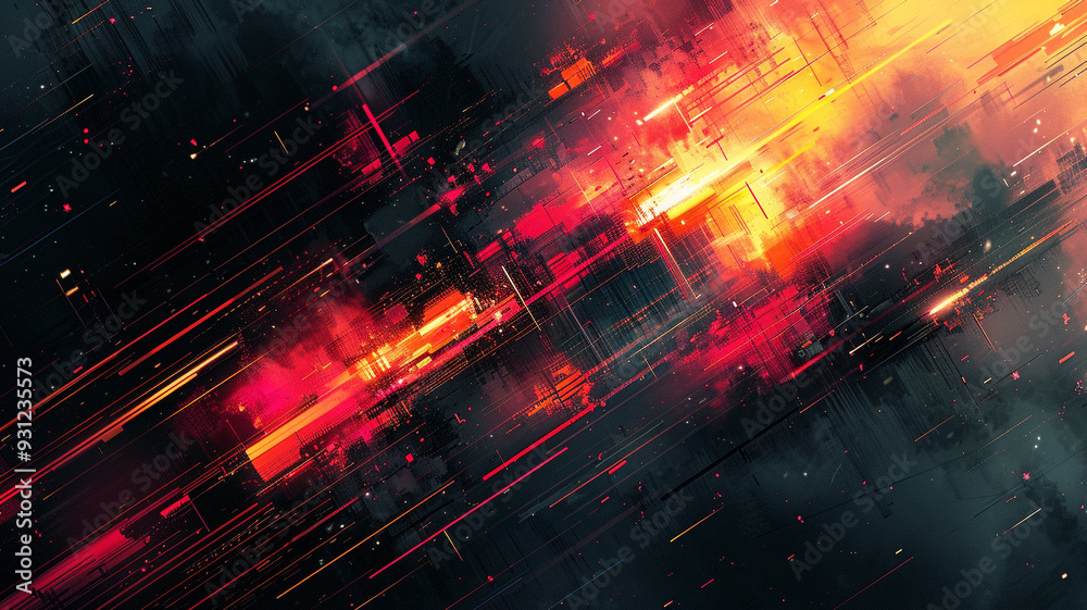 Obraz premium technology background