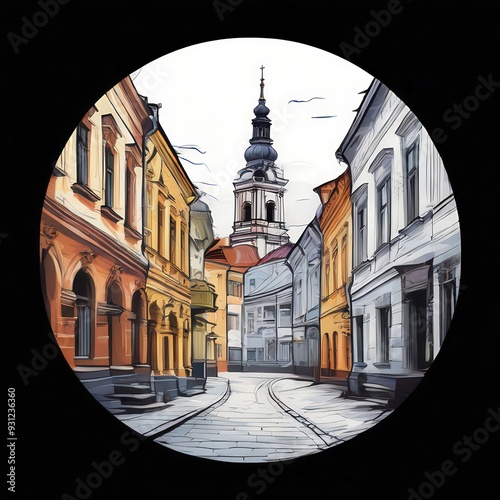 the AI Image Generator, Artwork Boleslawiec, Dolnoslaskie Poland photo