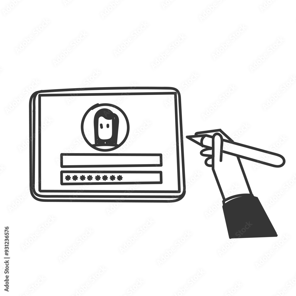 doodle profile username password login and register online on device