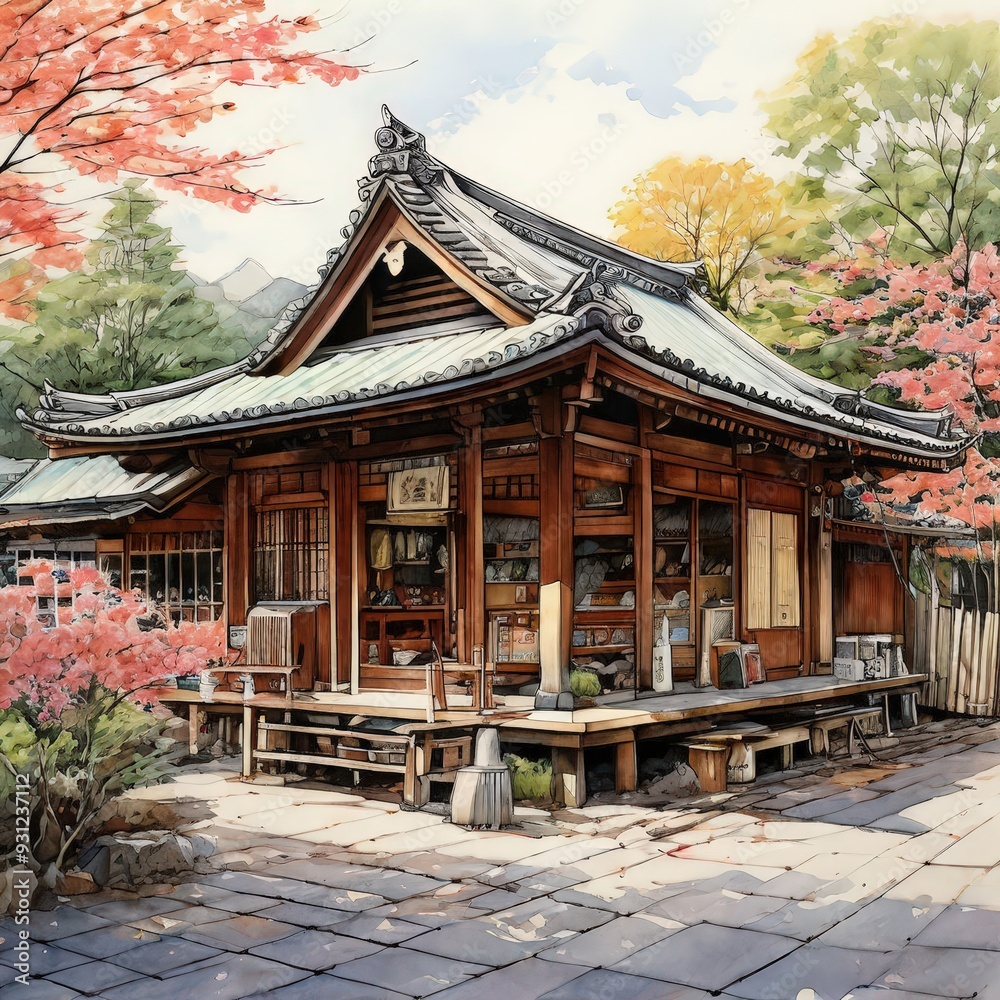 the AI Image Generator, Chinese architecture in Palace,