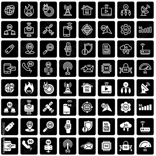 5G Technology Icons