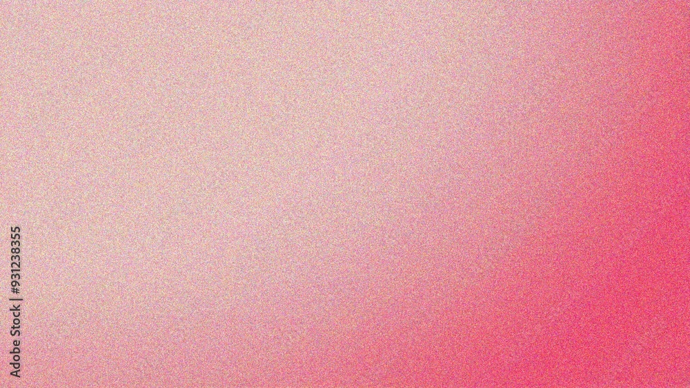 Fototapeta premium Pink noisy color gradient background, grainy texture effect, poster header banner design backdrop
