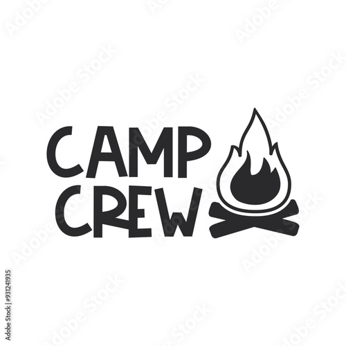 Camping, Camping typo, Typography, Adventure, Adventure Typography, Camp Squad, 